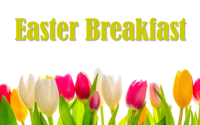 Easter morning breakfast and egg hunt!